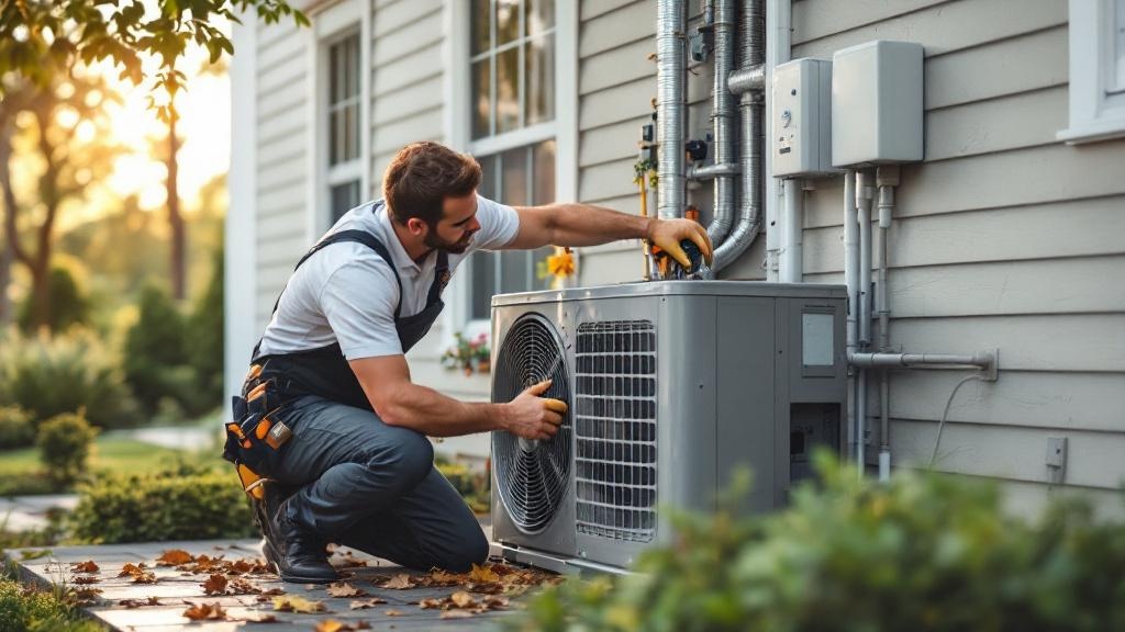 Beautiful AC Installation fence enhancing curb appeal