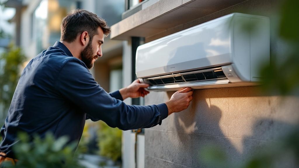 AC Installation fence project completed for urban home