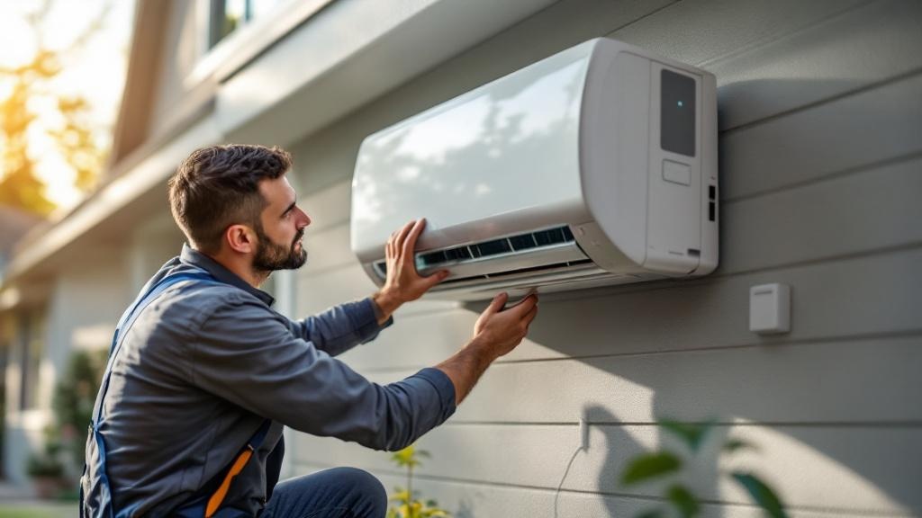 Beautiful AC Installation fence enhancing curb appeal
