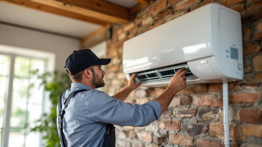 Beautiful AC Installation fence enhancing curb appeal