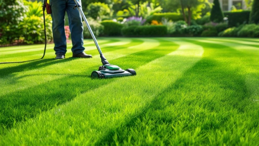 Lawn installation example in Atlanta