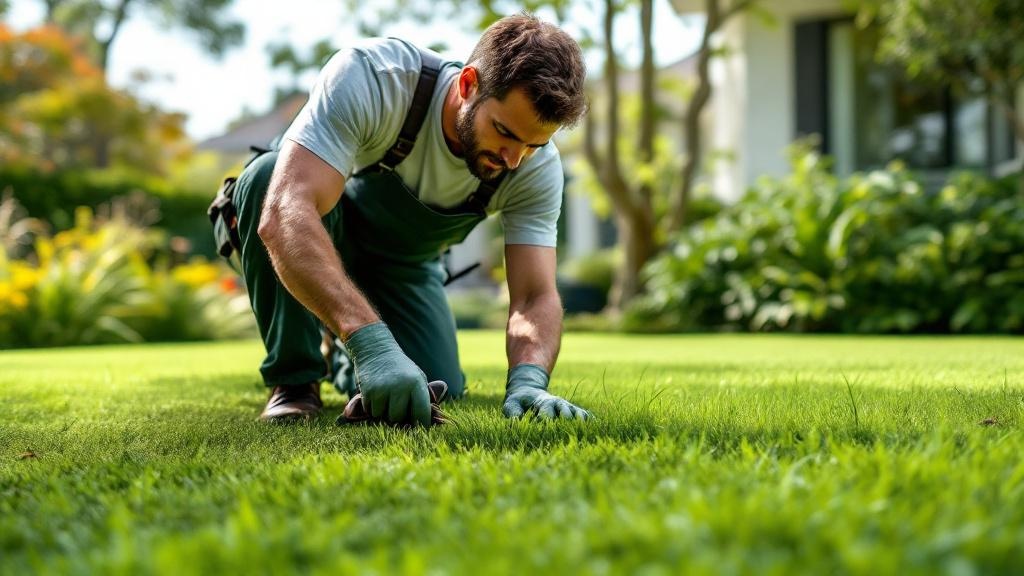 Lawn installation example in Jacksonville