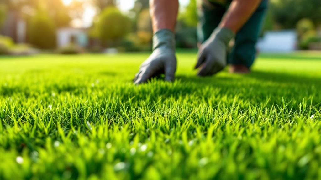 Beautiful Lawn Care fence enhancing curb appeal