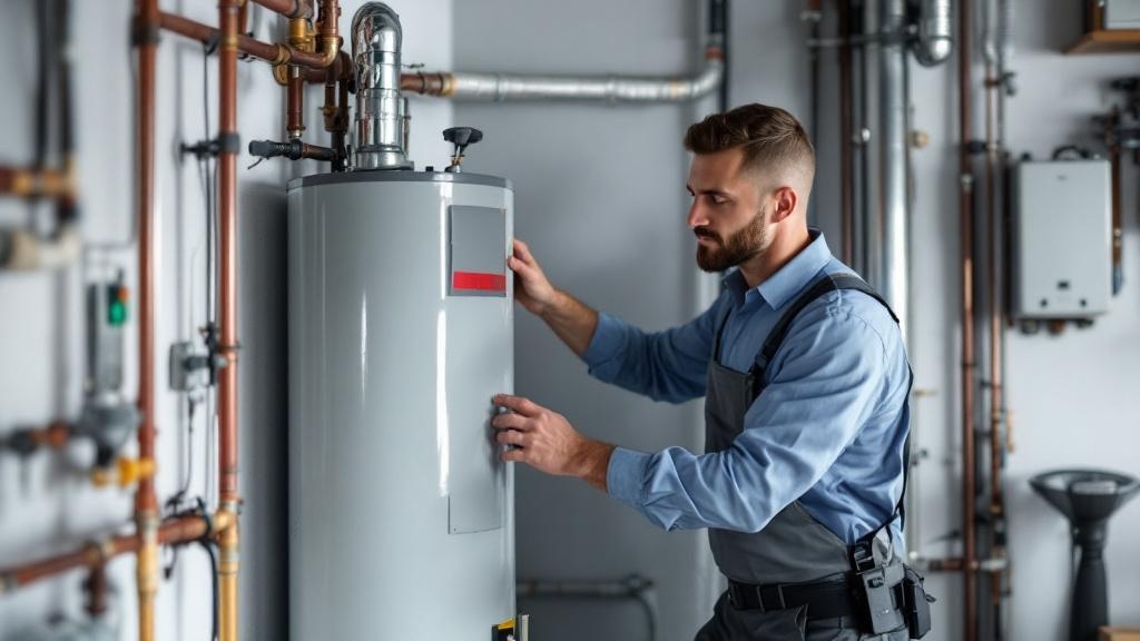 Water Heater fence with professional installation