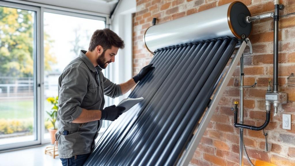 Custom Water Heater fencing solution for rural property