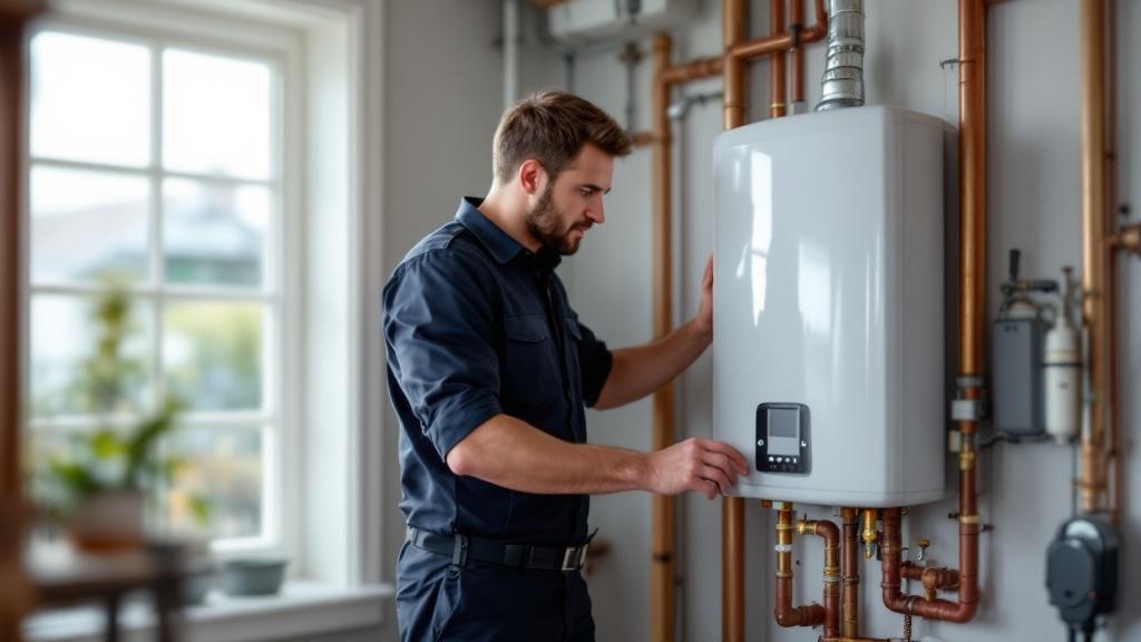 Beautiful Water Heater fence enhancing curb appeal