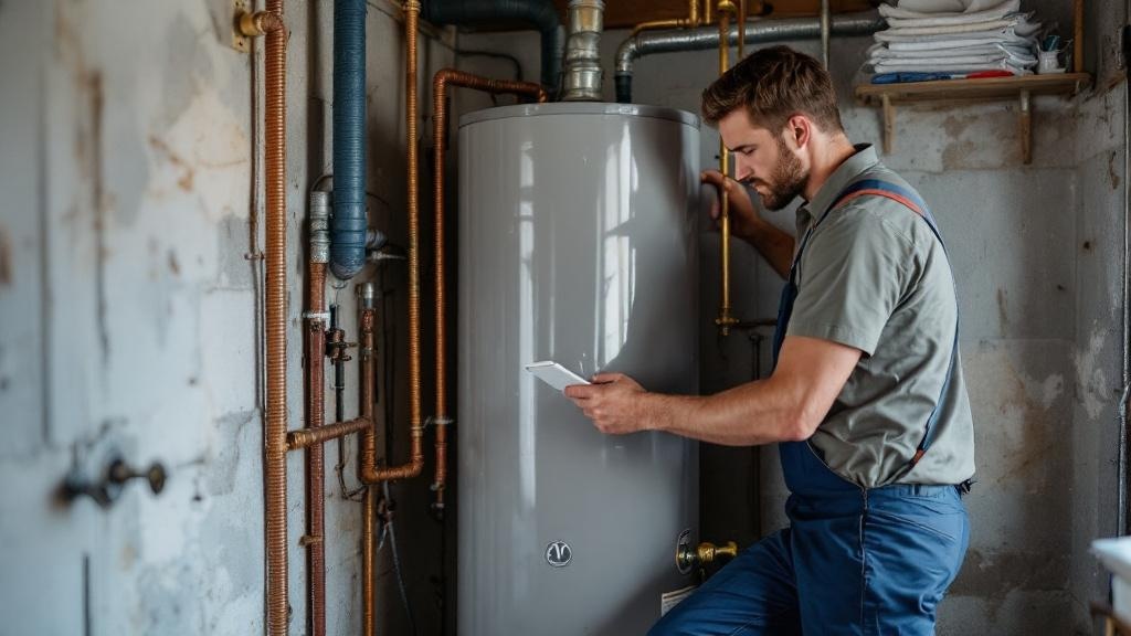 Custom Water Heater fencing solution for craftsman property