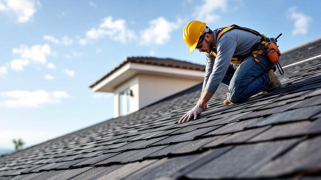 Custom Asphalt Shingle fencing solution for condo property