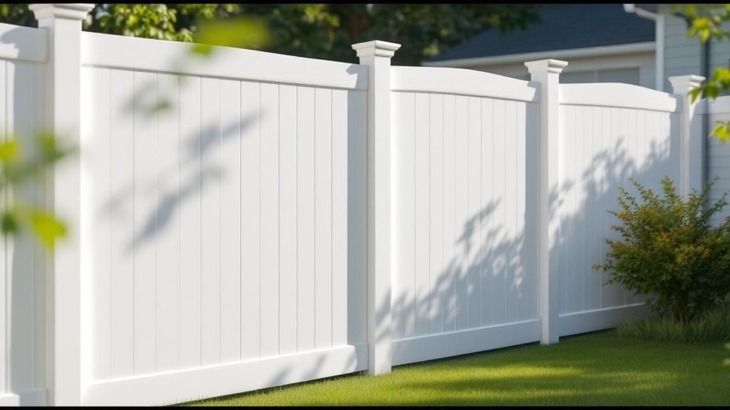 white vinyl semi-privacy fence - 6-foot maintenance-free PVC fence installation in Seattle, Washington
