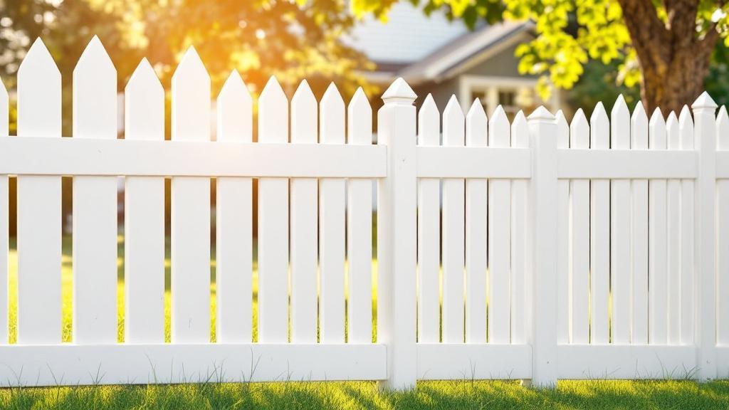 white vinyl picket fence - 4-foot maintenance-free PVC fence installation in Seattle, Washington