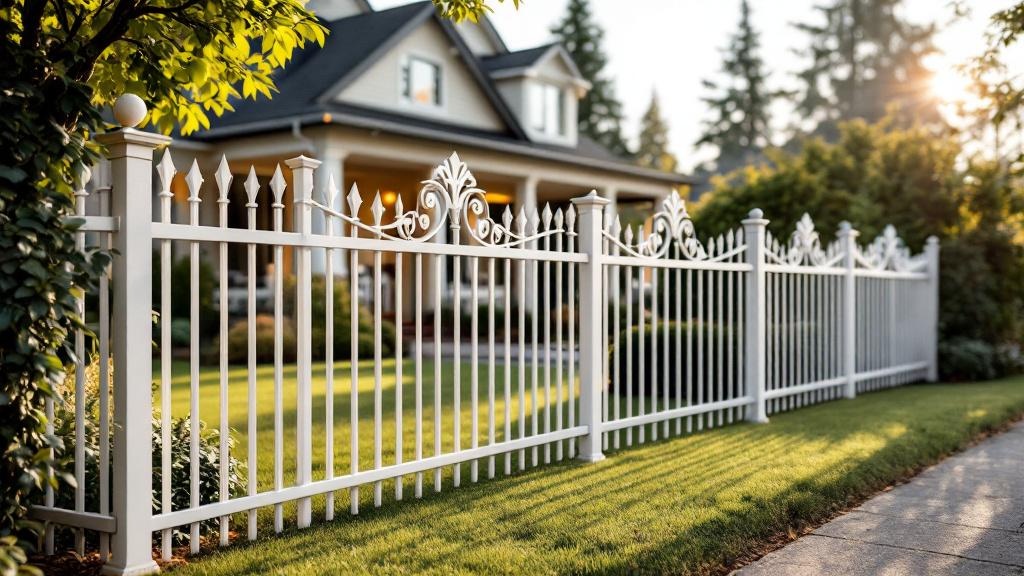 aluminum flat-top - 5-foot installation by fence contractor in Seattle, Washington