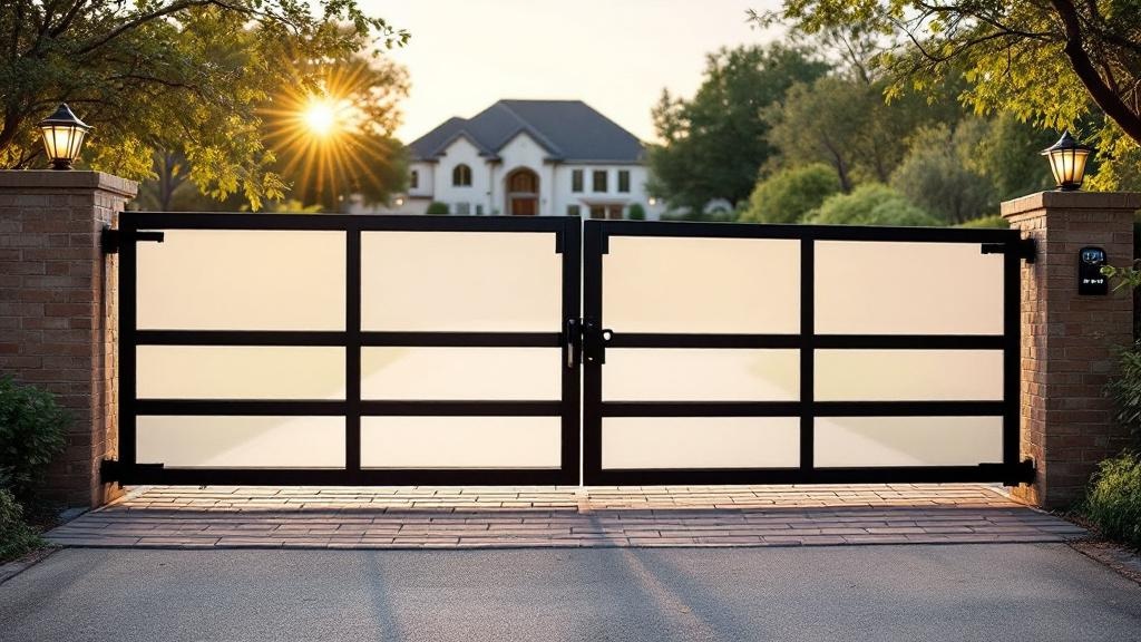 Austin automatic gate contractor - quality steel work