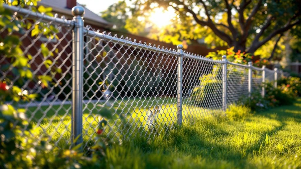 Charlotte chain link fence contractor - quality galvanized chain link work