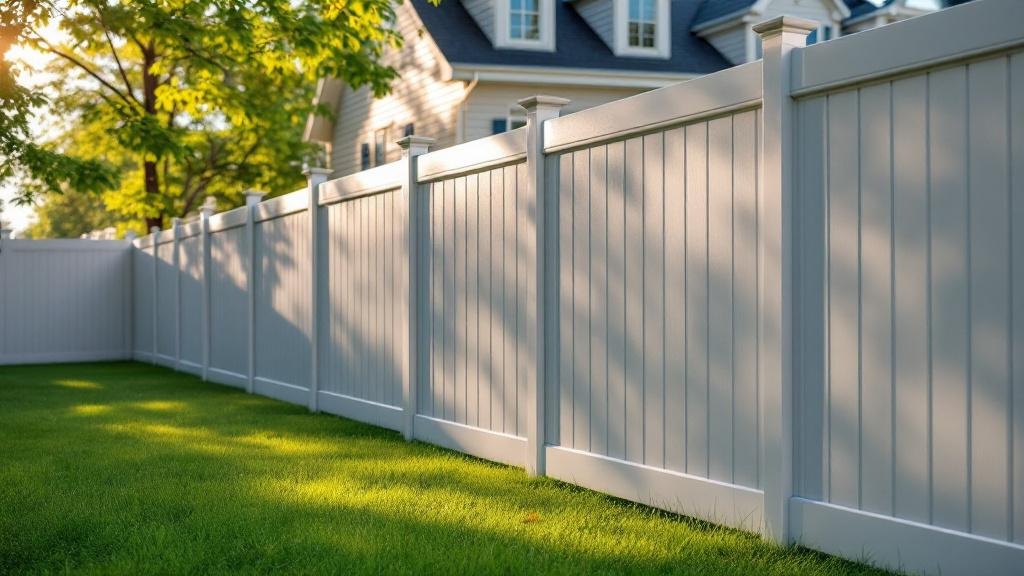 vinyl semi-privacy - 6-foot installation by fence contractor in Nashville, Tennessee