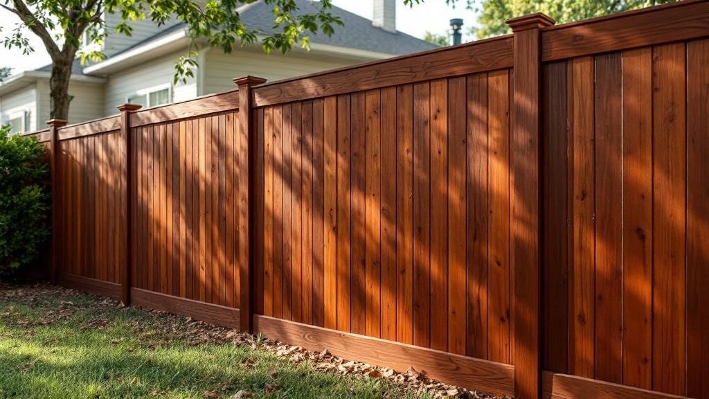 Western Red Cedar flat-top - 6-foot installation by fence contractor in Austin, Texas