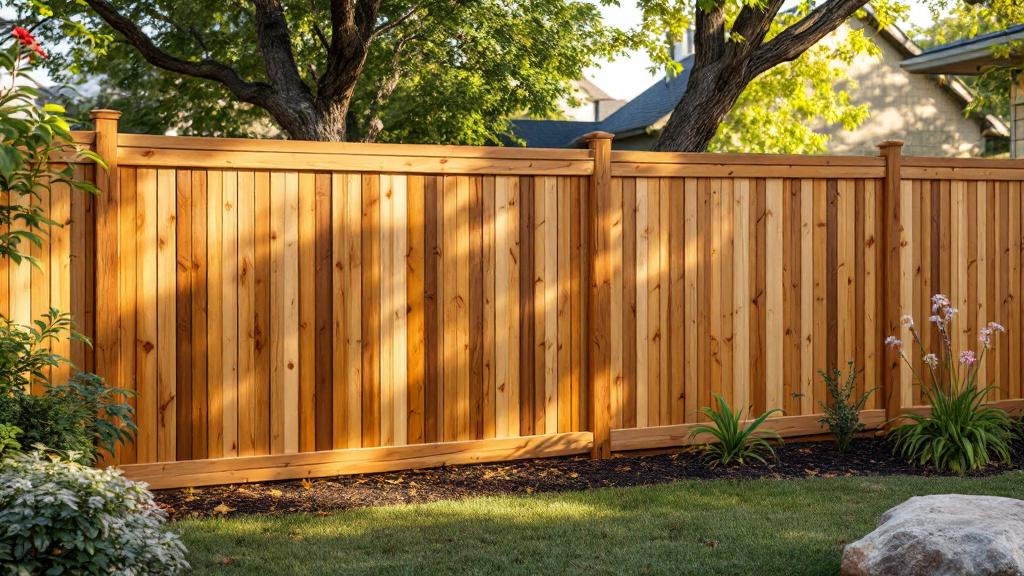Pressure-Treated Pine dog-ear - 6-foot installation by fence contractor in Dallas, Texas