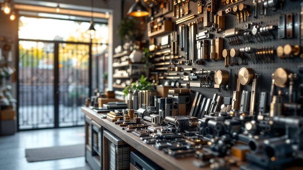 iron gate components materials display - professional installation by fence contractor in Portland, Oregon