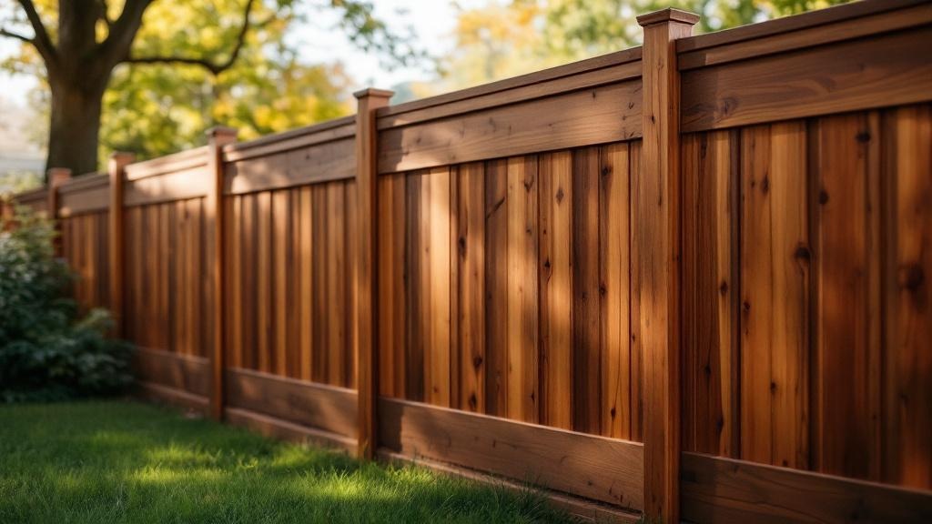 Pressure-Treated Pine wood privacy fence for backyard privacy in North Carolina
