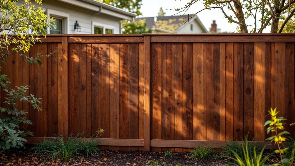 Charlotte wood privacy fence contractor - quality Redwood work