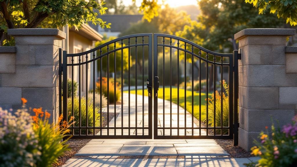 aluminum walk gate for side yard access in Arizona