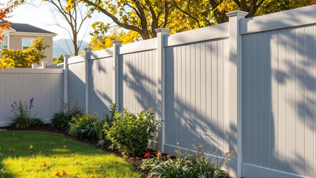 Salt Lake City vinyl fence contractor - quality vinyl work
