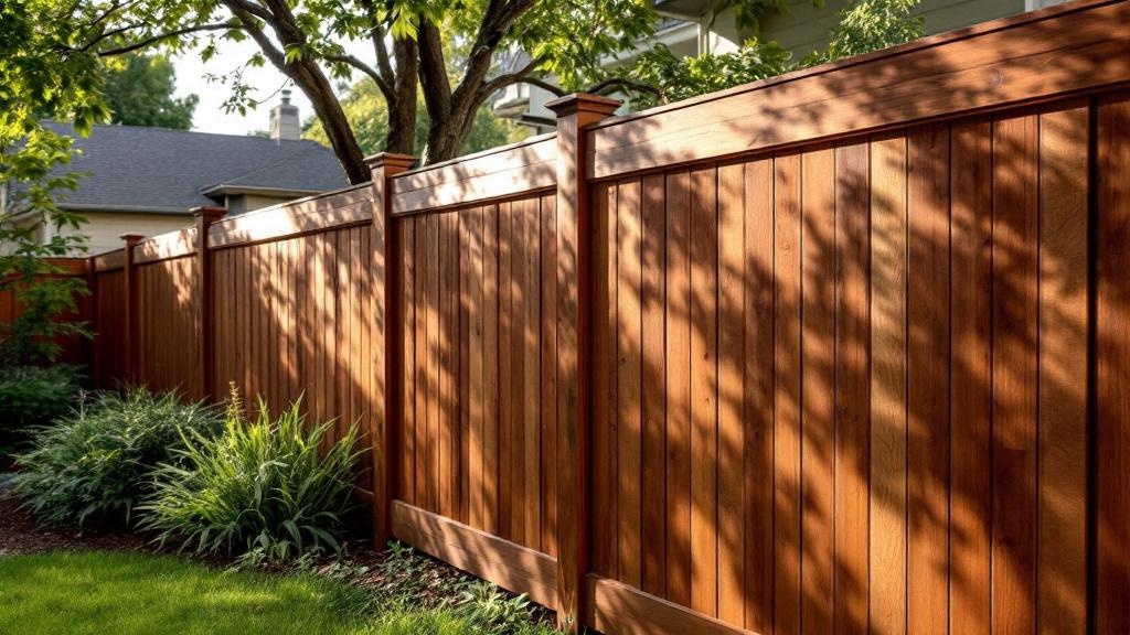 Charlotte wood privacy fence contractor - quality Redwood work