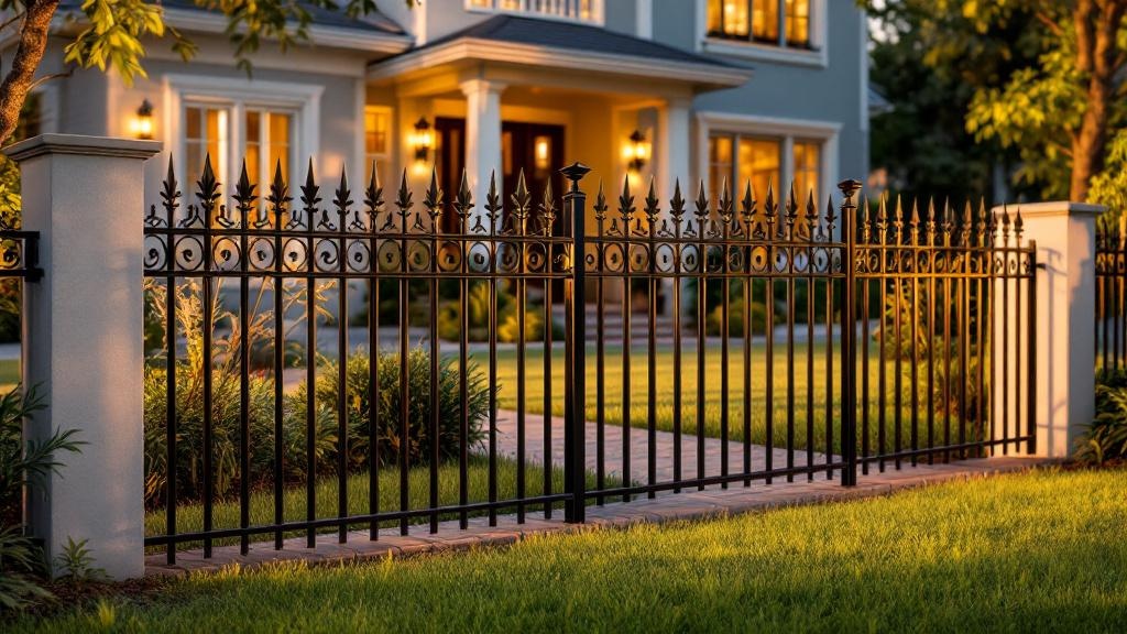 Tampa aluminum fence contractor - quality aluminum work