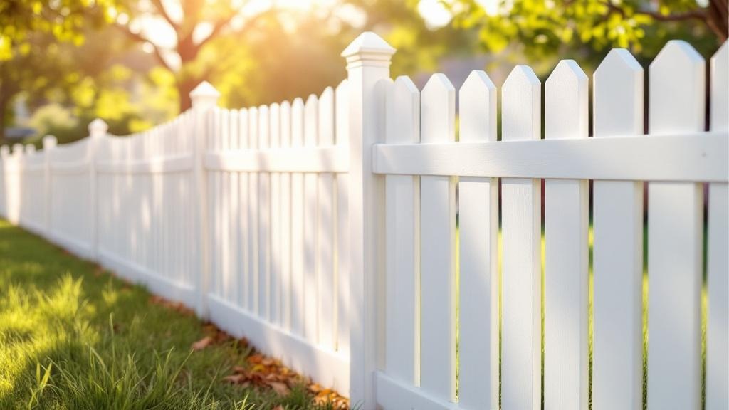Salt Lake City vinyl fence contractor - quality vinyl work