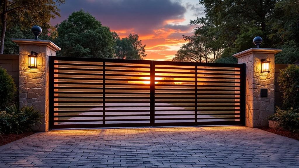 Atlanta driveway gate contractor - quality aluminum work
