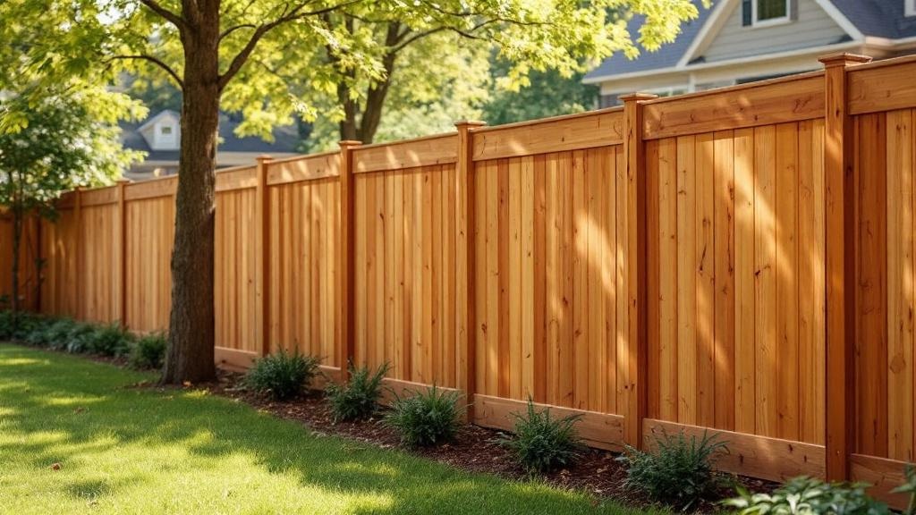 Professional wood privacy fence installation in Atlanta - backyard privacy