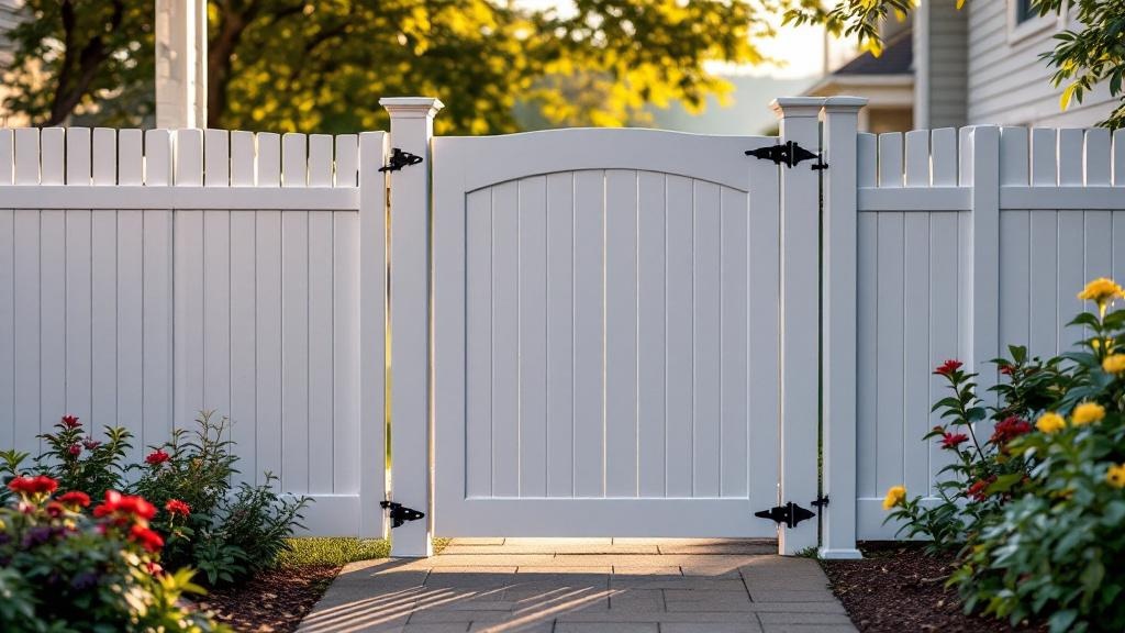 vinyl matching fence panel - professional installation by fence contractor in Phoenix, Arizona