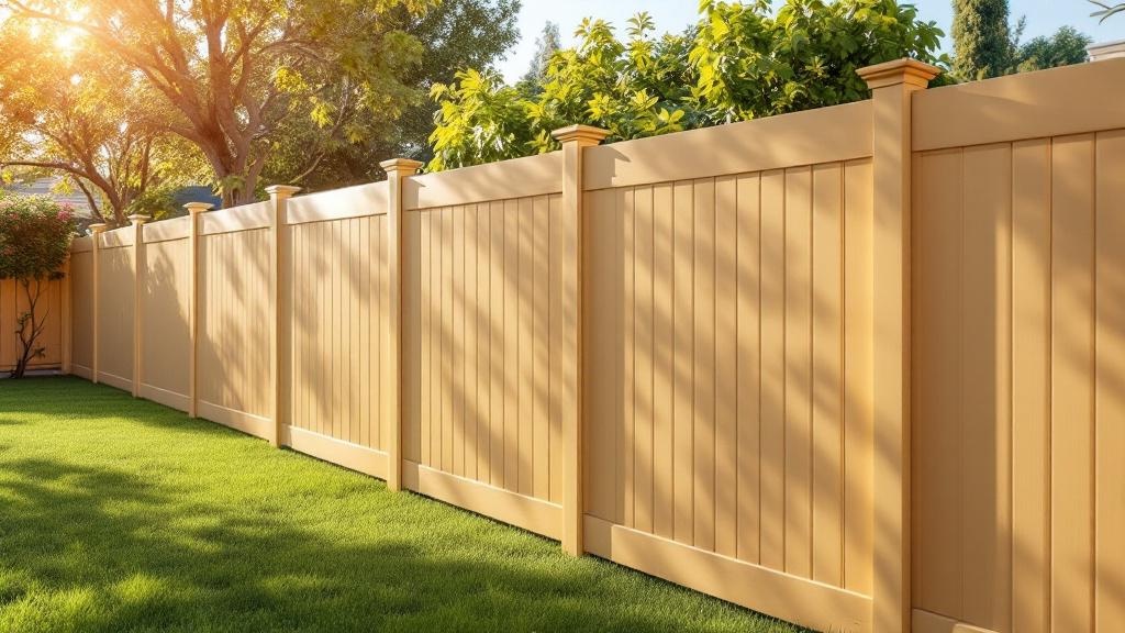 Professional vinyl fence installation in San Diego - low-maintenance boundary