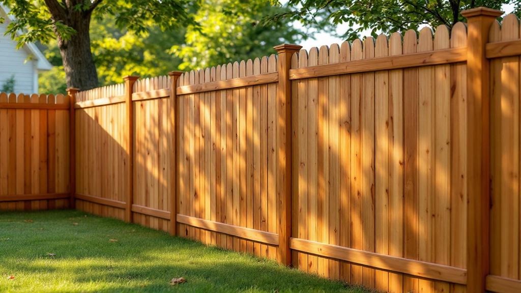 Professional wood privacy fence installation in Nashville - backyard privacy