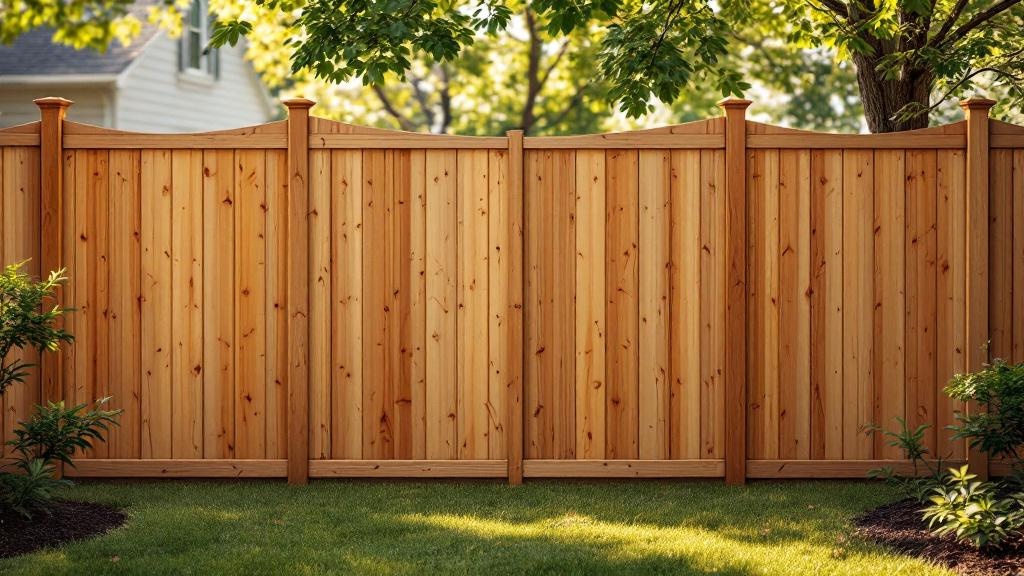 Professional wood privacy fence installation in Nashville - backyard privacy