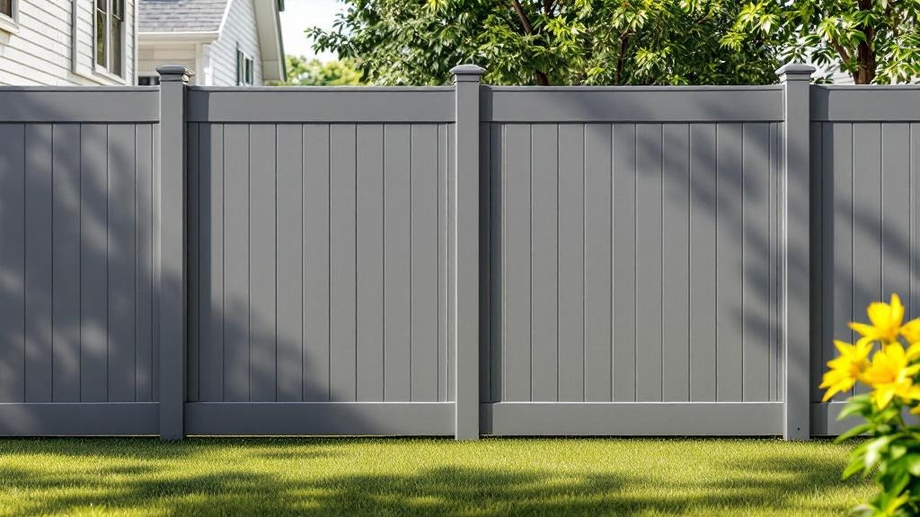 vinyl semi-privacy - 6-foot installation by fence contractor in Denver, Colorado