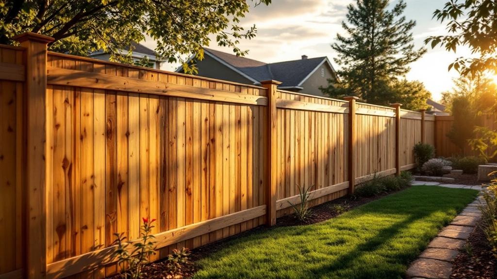 Pressure-Treated Pine flat-top - 8-foot installation by fence contractor in Phoenix, Arizona