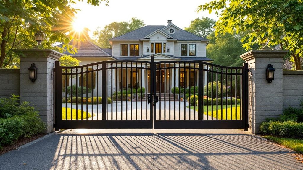iron automatic gate for secure vehicle access in Tennessee