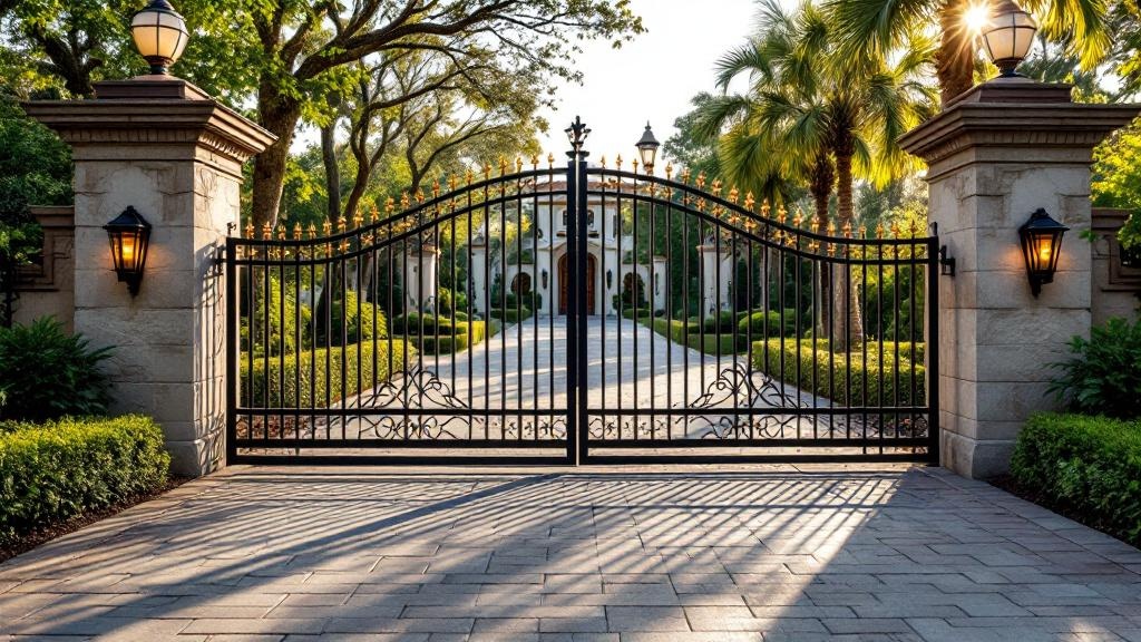 Miami driveway gate contractor - quality steel work