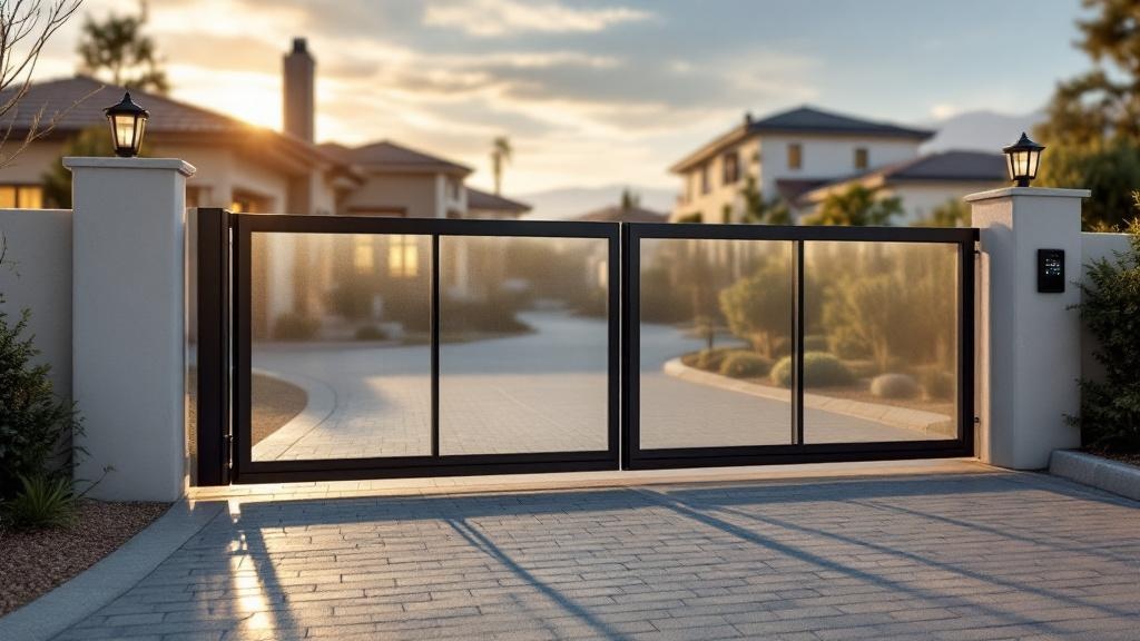 iron automatic gate for secure vehicle access in Arizona