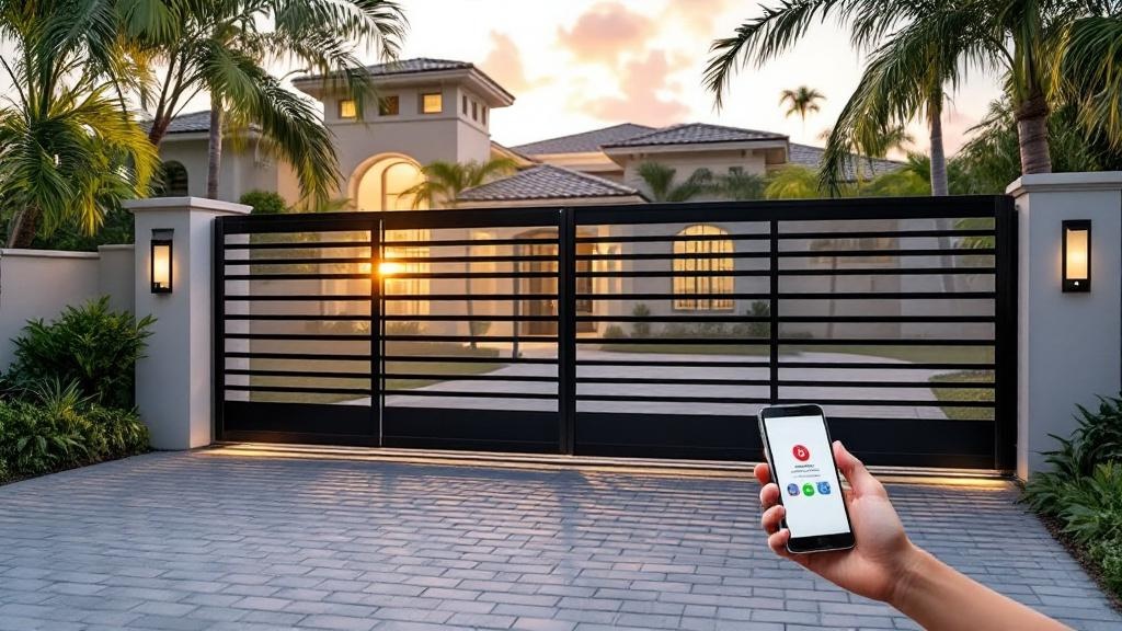 Miami automatic gate contractor - quality steel work