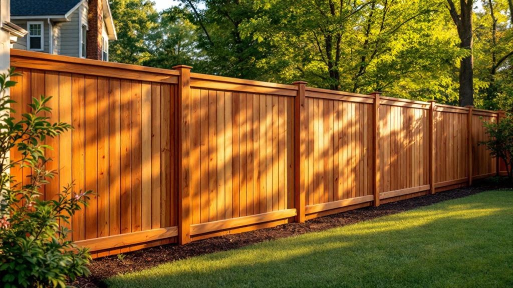 Western Red Cedar board-on-board - 6-foot installation by fence contractor in Charlotte, North Carolina