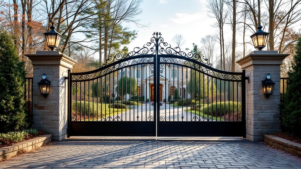 Raleigh driveway gate contractor - quality wrought iron work