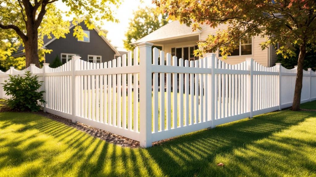 vinyl vinyl fence for low-maintenance boundary in Utah