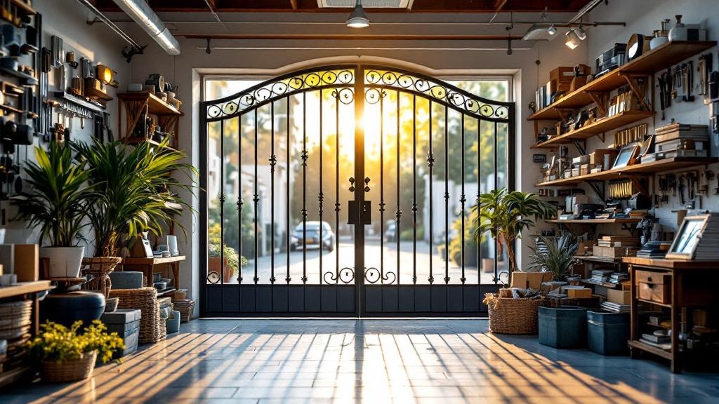 Professional gate materials installation in Dallas - gate construction