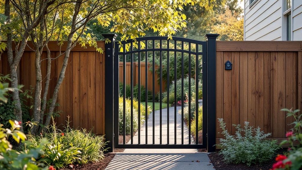 aluminum walk gate for side yard access in Washington