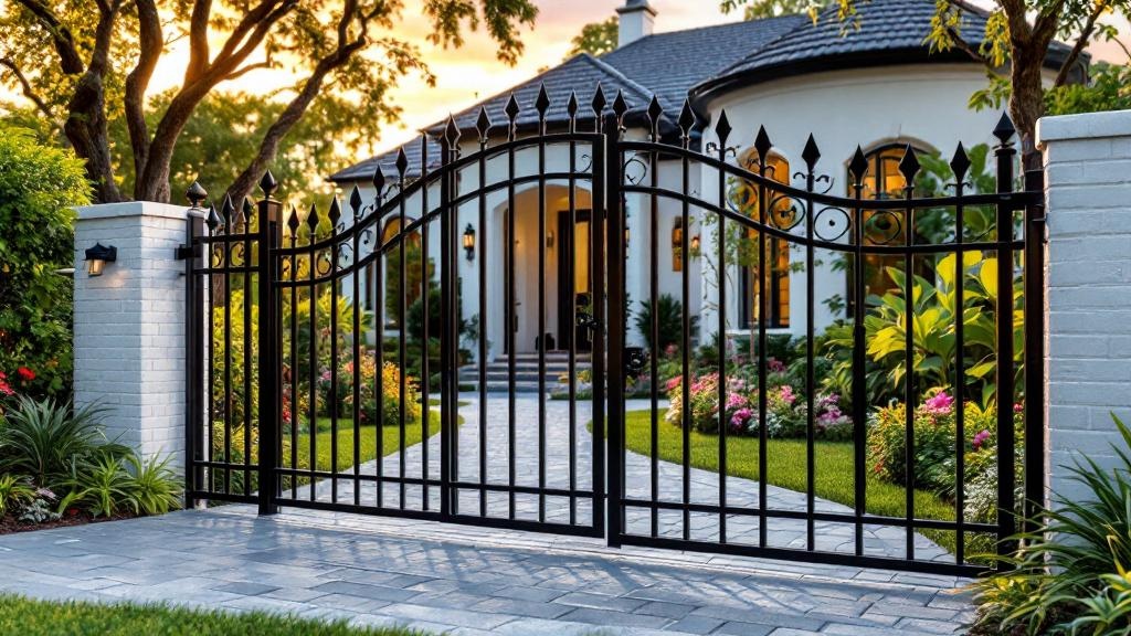 Tampa aluminum fence contractor - quality aluminum work