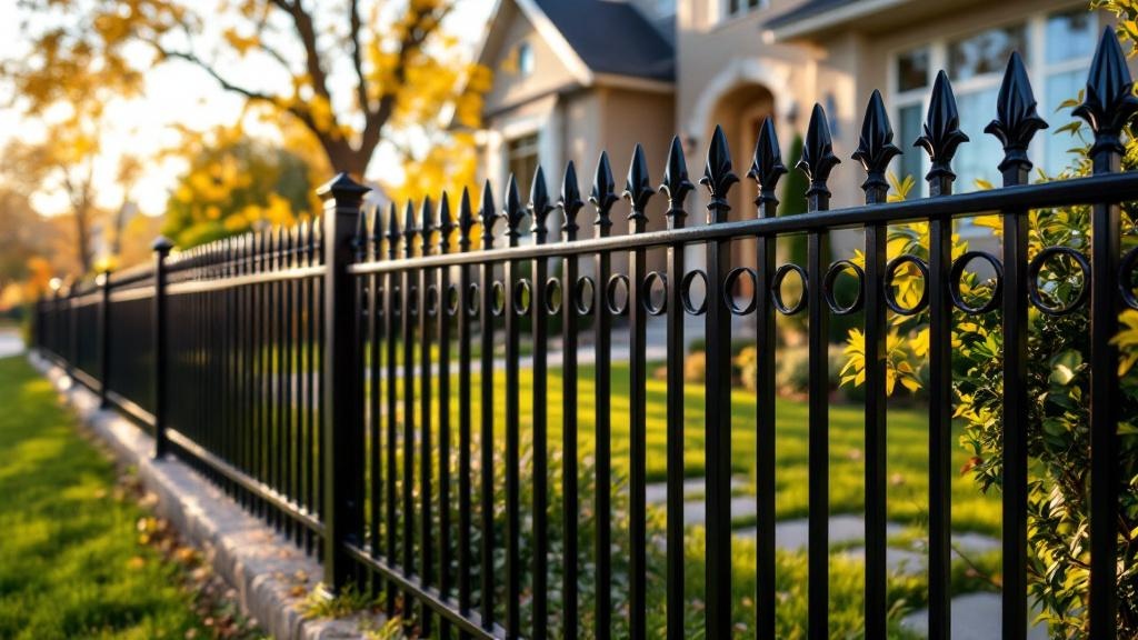 aluminum puppy picket - 4-foot installation by fence contractor in Salt Lake City, Utah