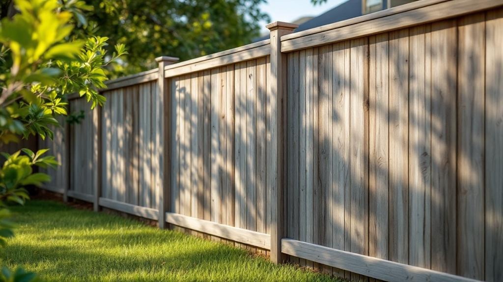 Professional wood privacy fence installation in Miami - backyard privacy
