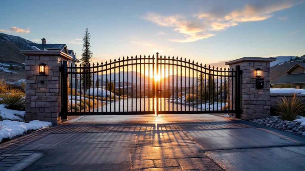 Professional automatic gate installation in Salt Lake City - secure vehicle access