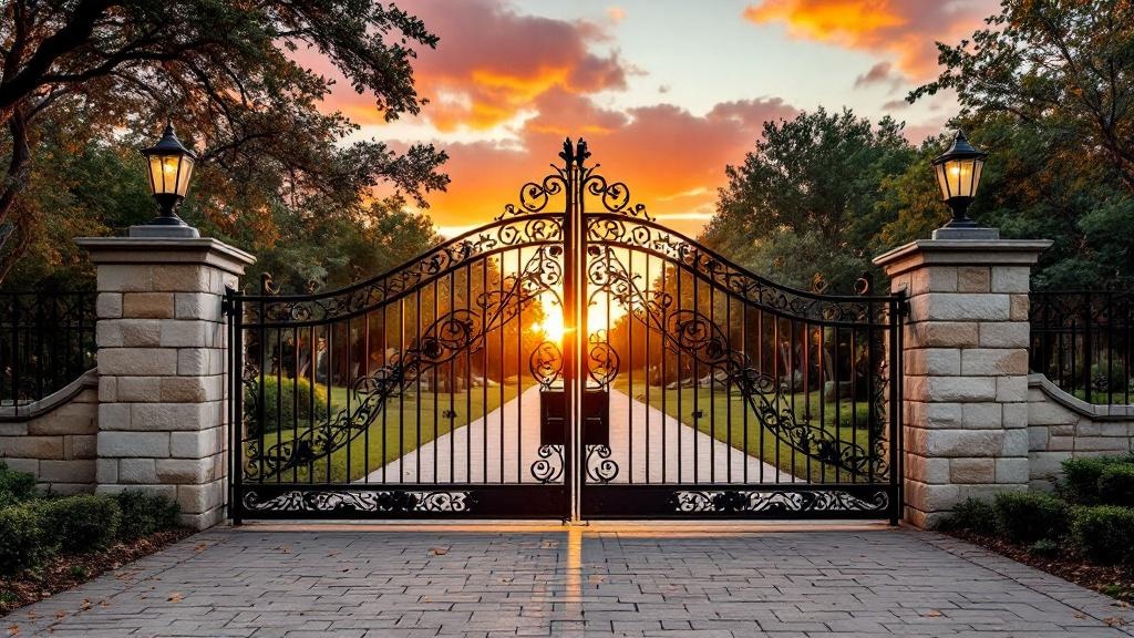Austin driveway gate contractor - quality wrought iron work